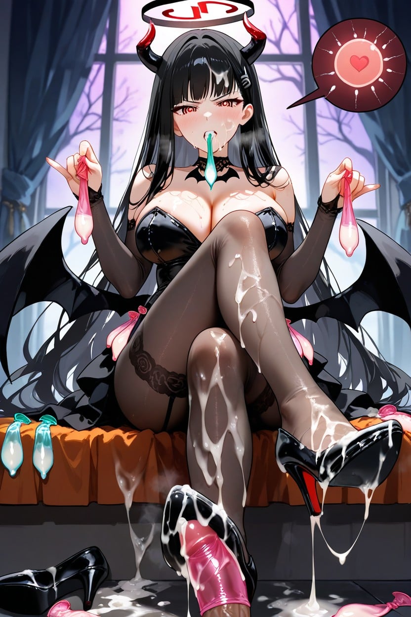 Cum On Legs, Cum On Body, Wet Clothes Hentai AI Porn