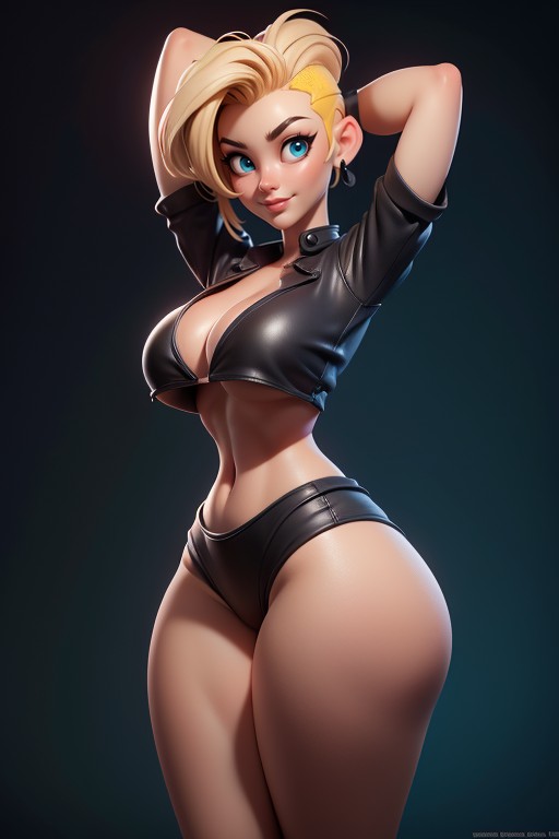 Rear View, Arms Up In Front Of Face, Arms Forward Hentai AI Porn