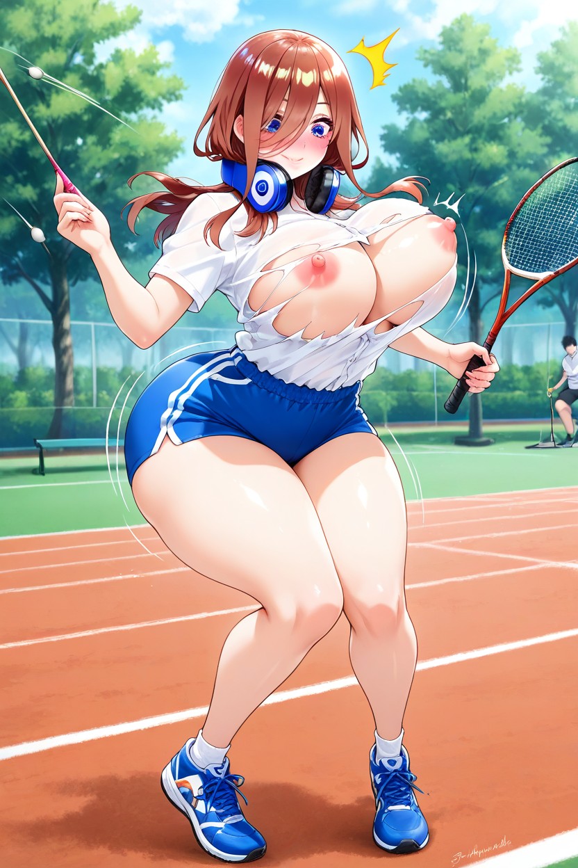 Lip Liner, Erect Nipples, Surprised Hentai AI Porn