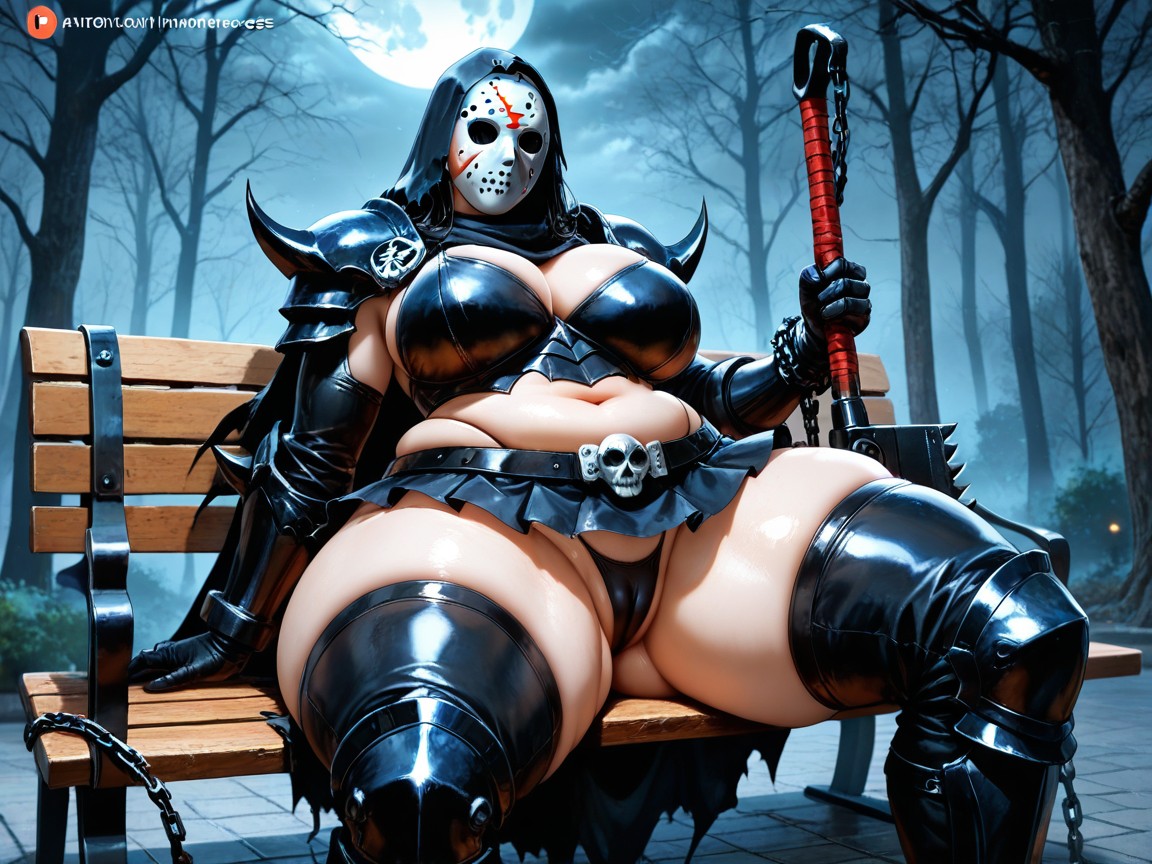25+, Gothic Horror Tone, Mini Skirt AI Porn