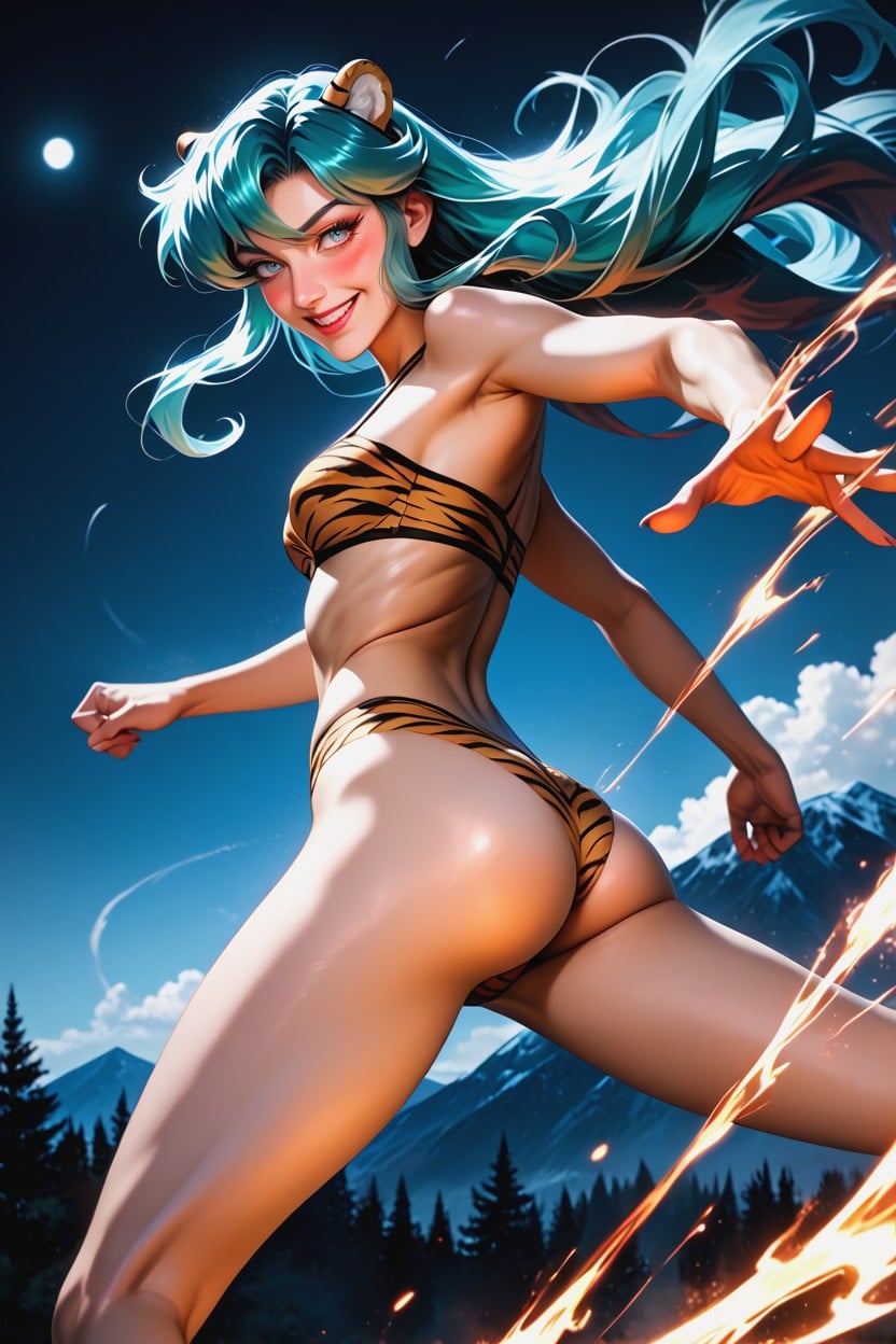 Arched Back, Thick Eyelashes, Excited Hentai AI Porn