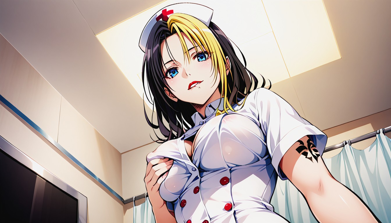 Blue Eyes, Hospital, Looking At Viewer AI Porn