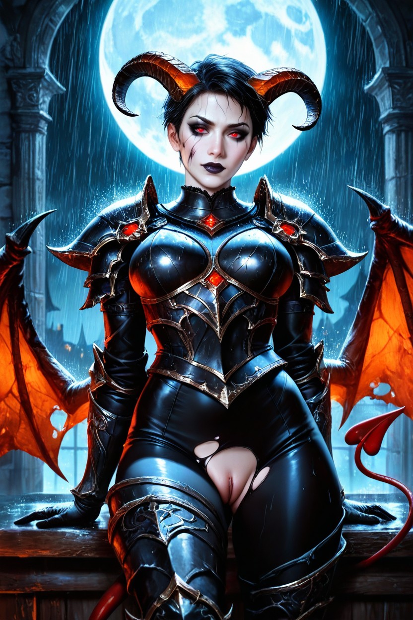 25+, Moonlight, Dark Fantasy Art Style AI Porn