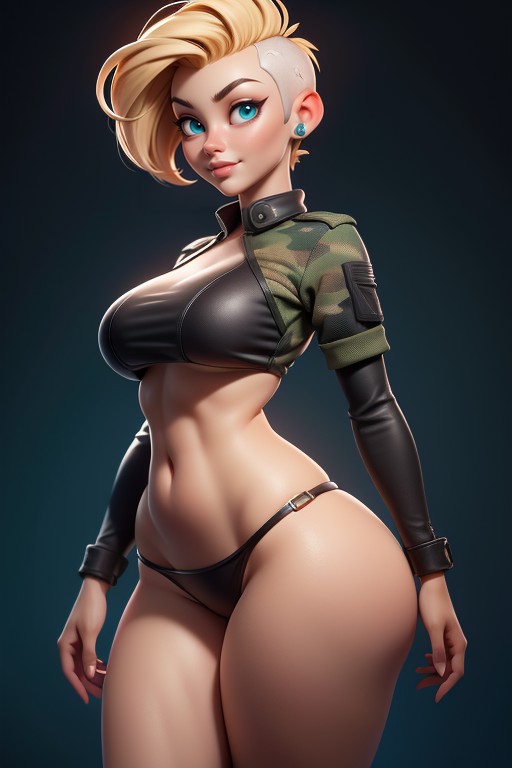 No Hair In The Back Of Head, Correct Body Proportions, No Hair At The Back Of Head Hentai IA