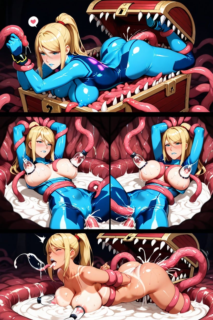 Cum Bath In Mimic, Manga, Tentacle Hentai Hentai AI Porn