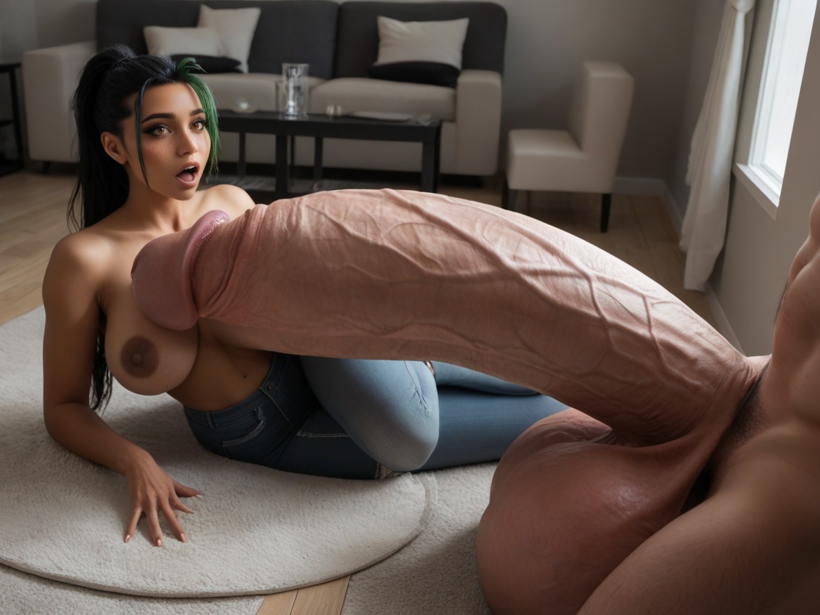 Hyper Fat Penis, Shocked, 25+ Shemale AI Porn