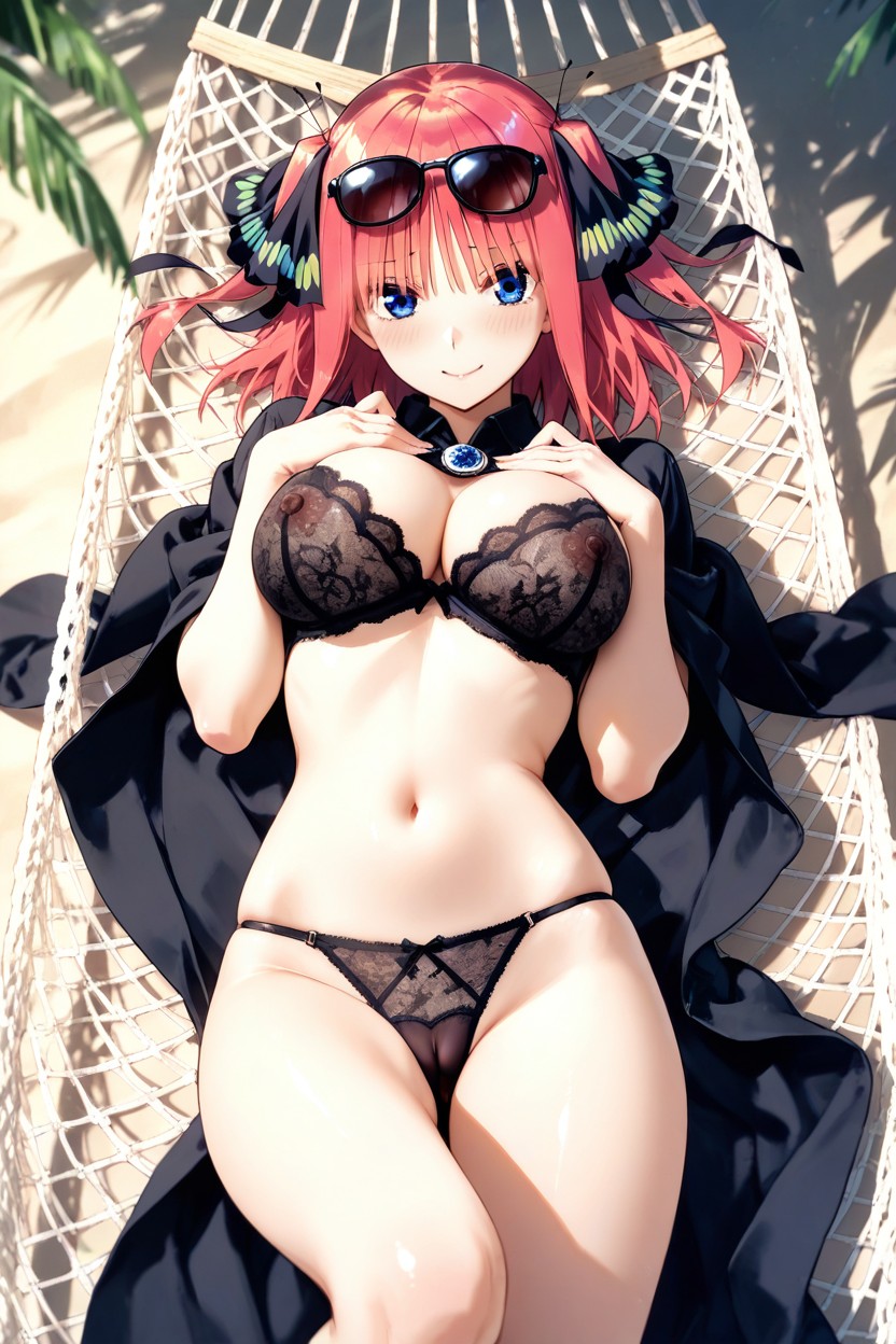 Wind In Hair, Gentle Breeze, Top View Hentai AI Porn