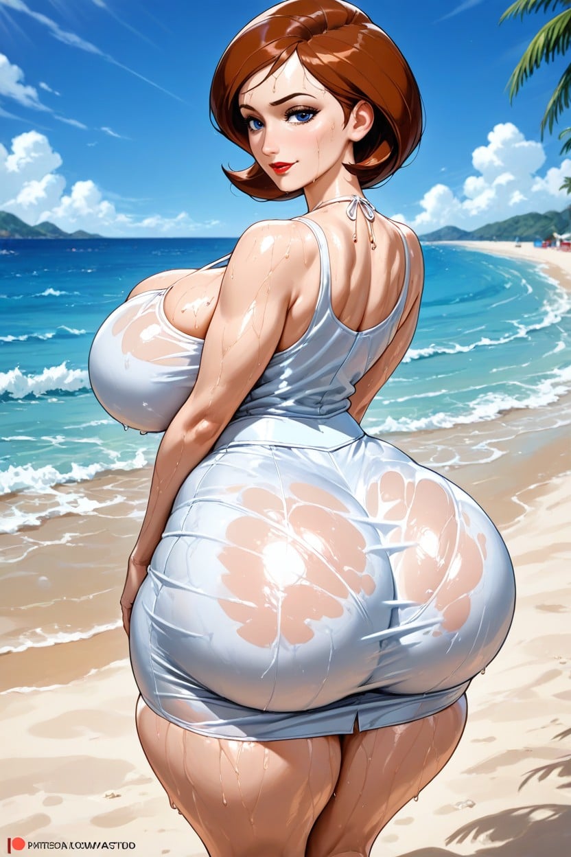 Dumptruck Ass, Hyper Ass, Hyper Butt AI Porn