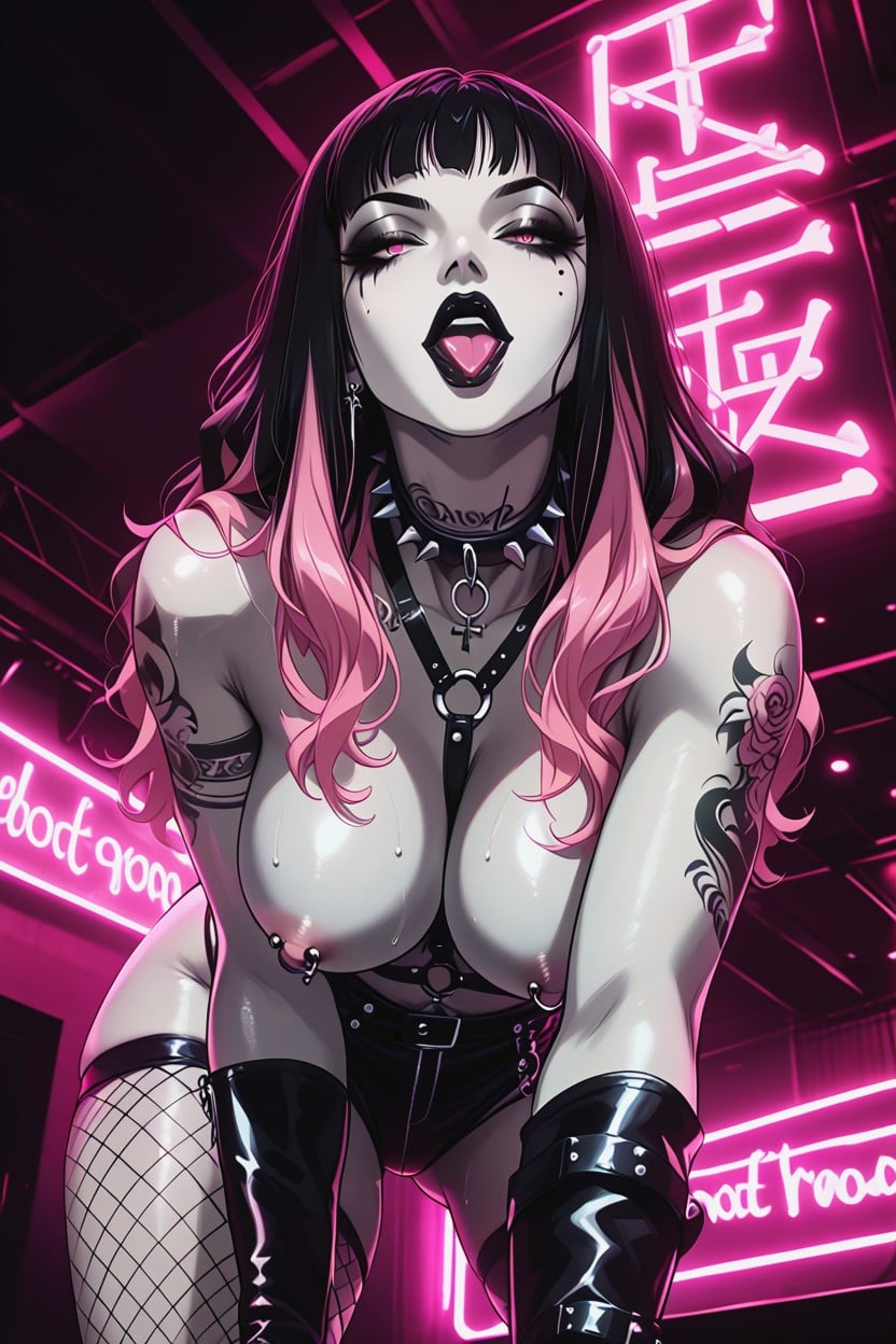 Sweaty Glossy Skin, Ahegao, Bottom Up Hentai AI Porn