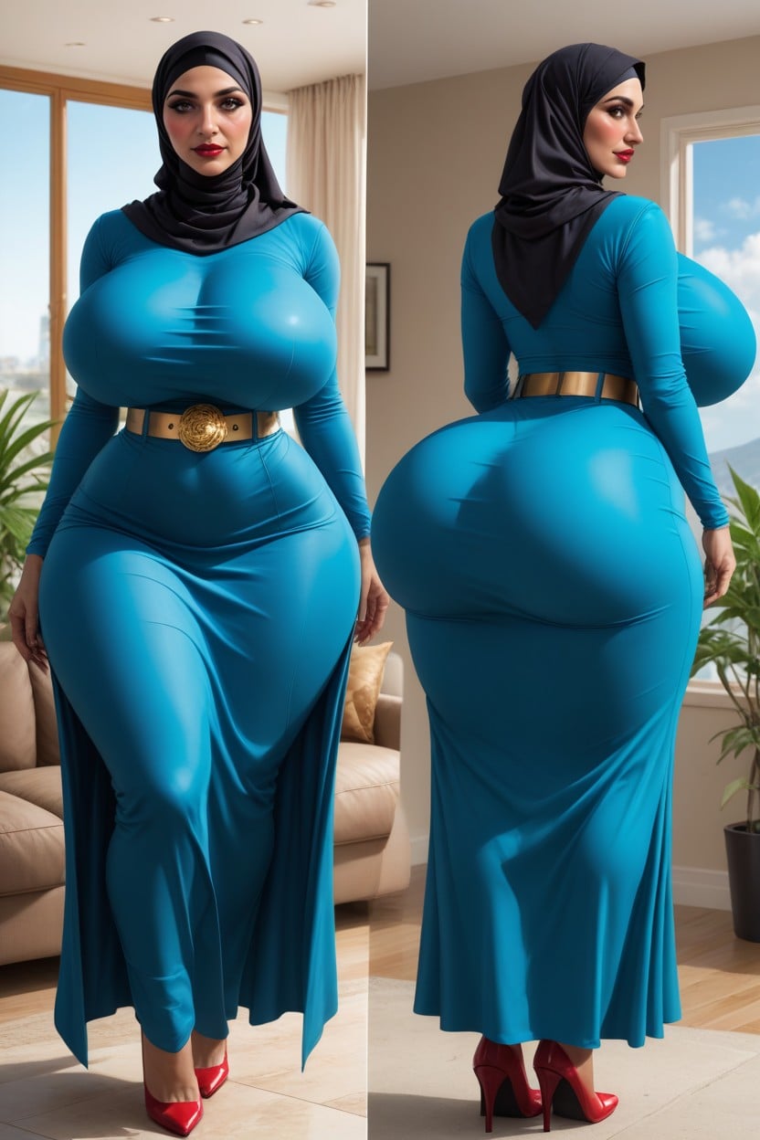 50+, Multiple Views, Blushing Hentai AI Porn