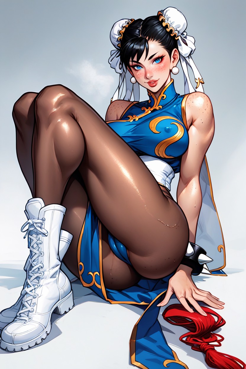 And High Leg Slits, Camel Toe, Pornstar AI Porn