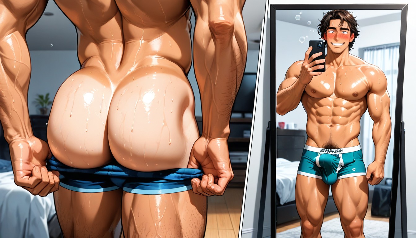 圓潤, Bubble Butt, No Shirt AI同性戀黃片