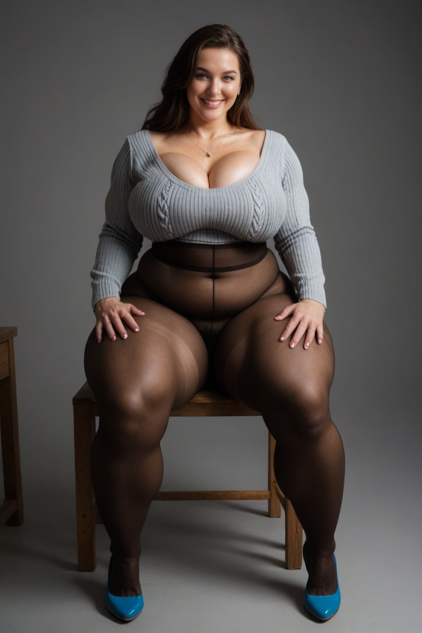 Thick Calf, Thick Ass, Saggy Boobs Porno IA