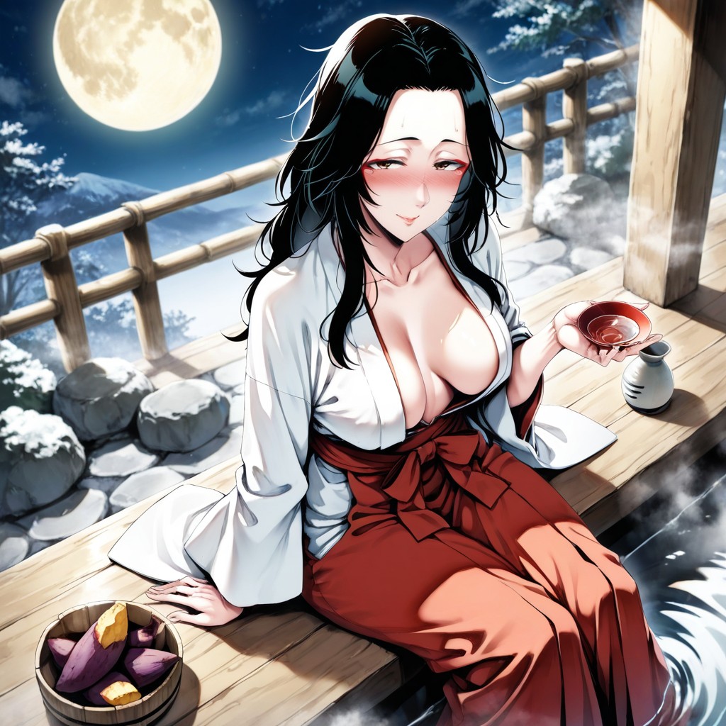 Master Piece, Pechos Pequeños, Black Hair Hentai IA
