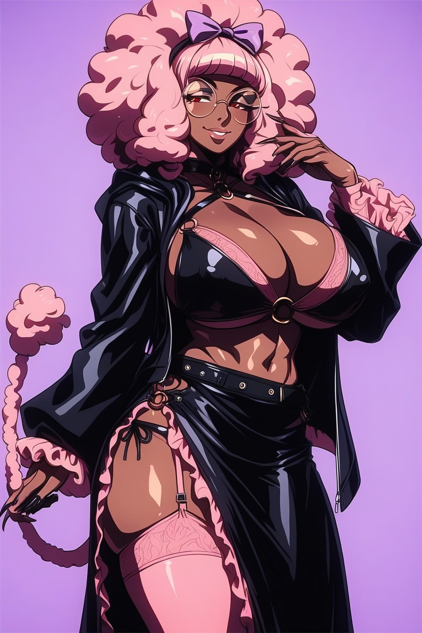 Teasing Smile, Navel, Cleavage Hentai AI Porn