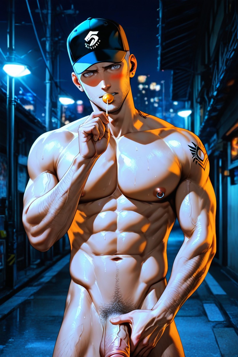 Naked, Night, Pink Nipples AI同性戀黃片