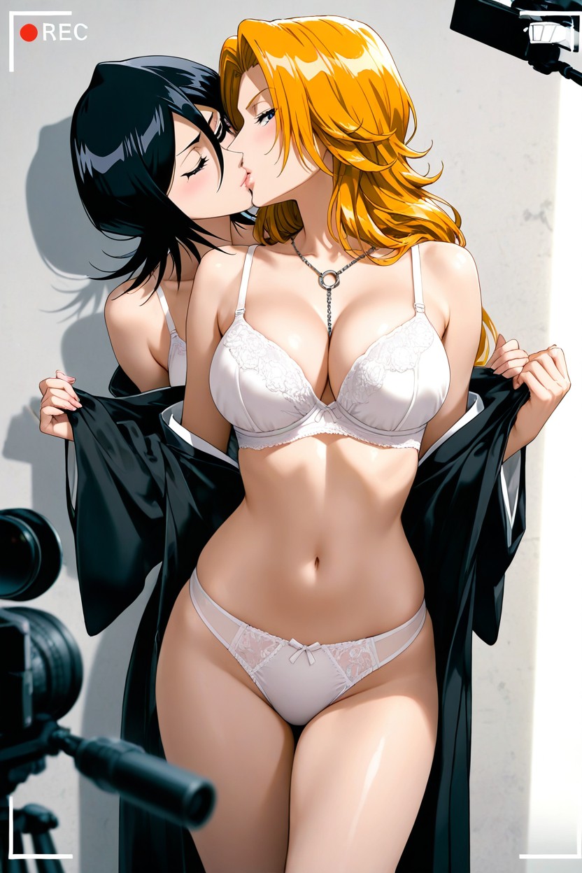 Two Woman, Soft Shadows, Filming Hentai IA