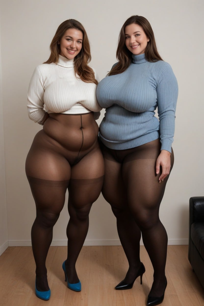 Massive Ass, Super Bbw, Super Thick Thighs AI Porn