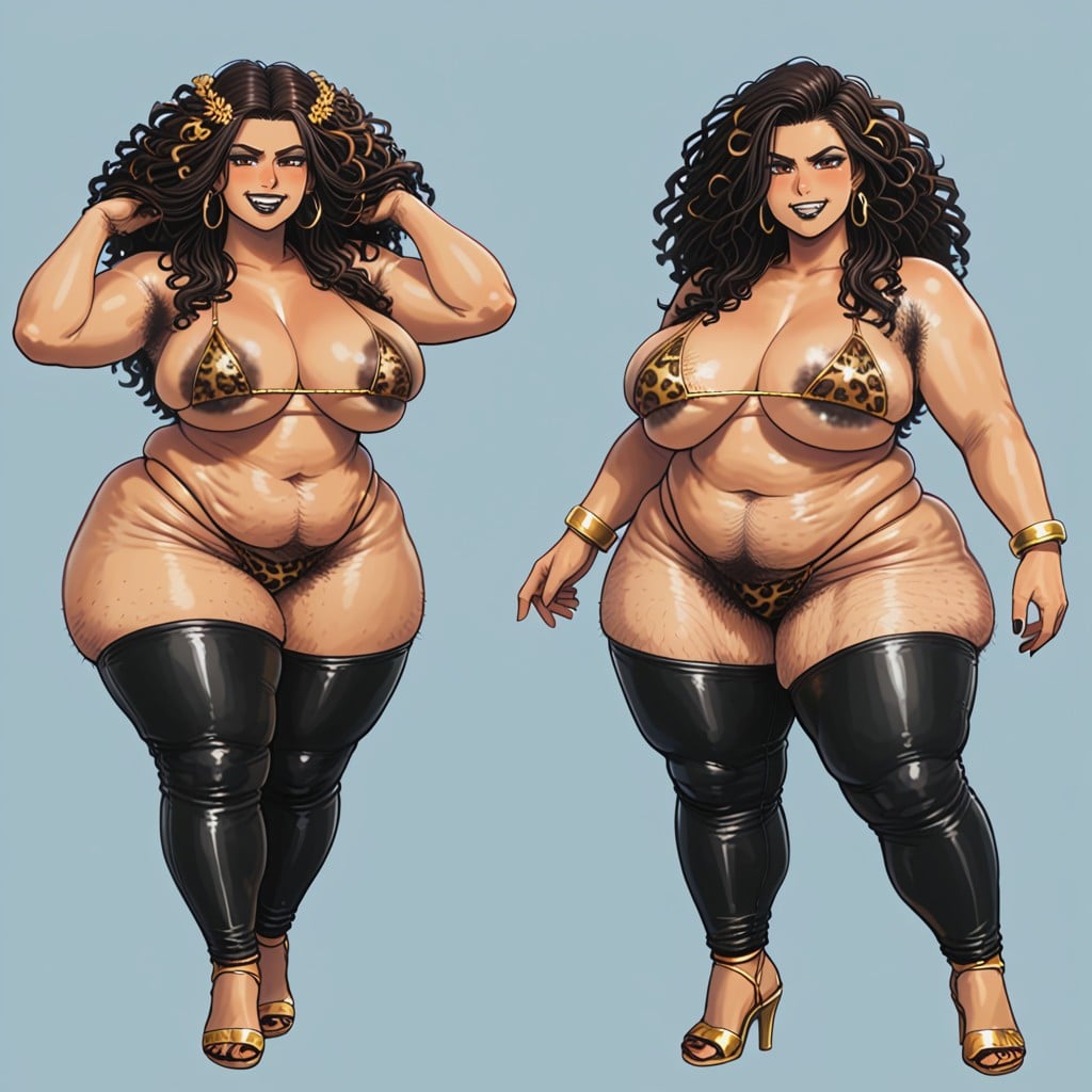 Evil Grin, Dynamic Pose, Unreal Size Areolas Porno IA Gay