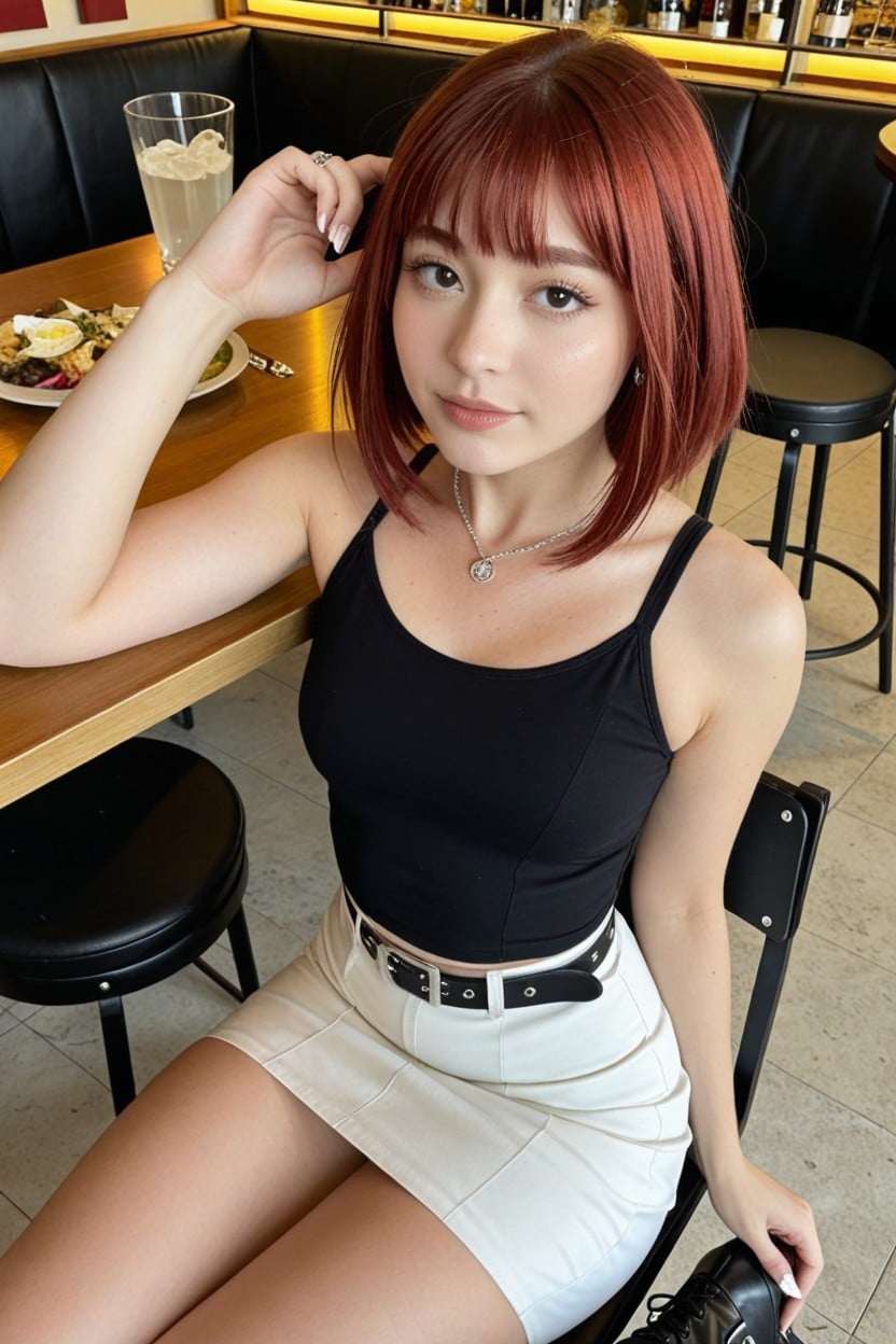 Nerd, Looking At Viewer, Wasp Waist AI Porn
