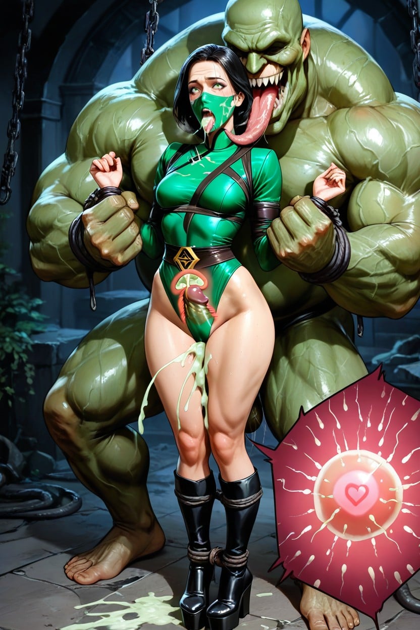 Lost Battle, Small Breasts, Restrained AI Porn