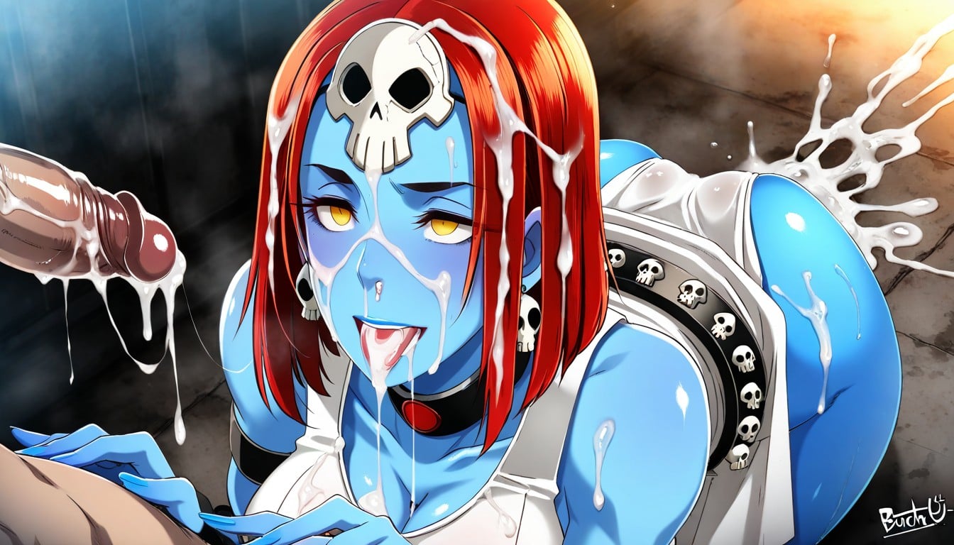 Cum On Face, Cum Filled Mouth, Form Fitting Clothes Hentai AI Porn