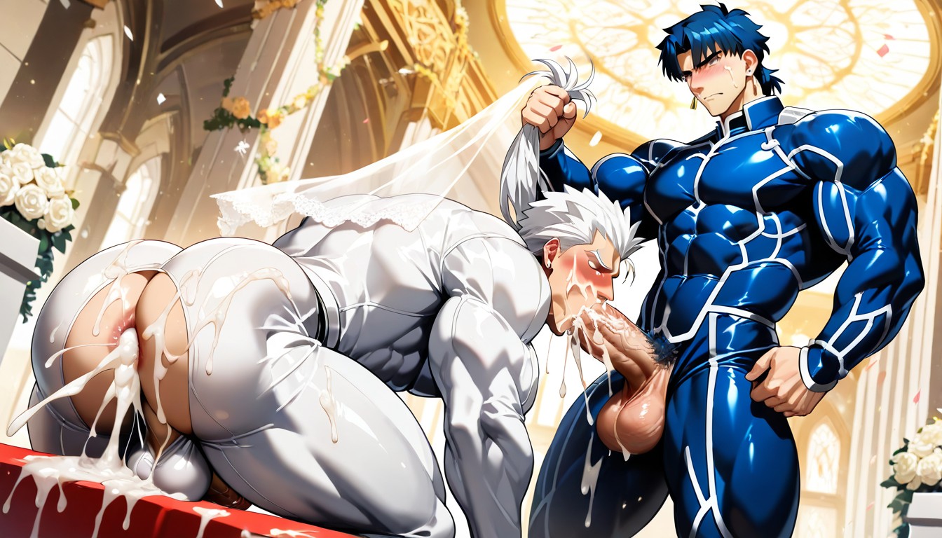 Hyper Muscular Bottom, Grabbing Hair Roughly, Hyper Muscles AI同性恋黄片