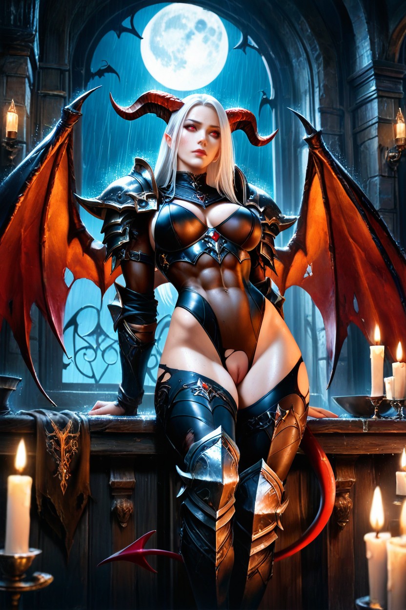 Moonlight, Full Moon, Knight Armor AI Porn
