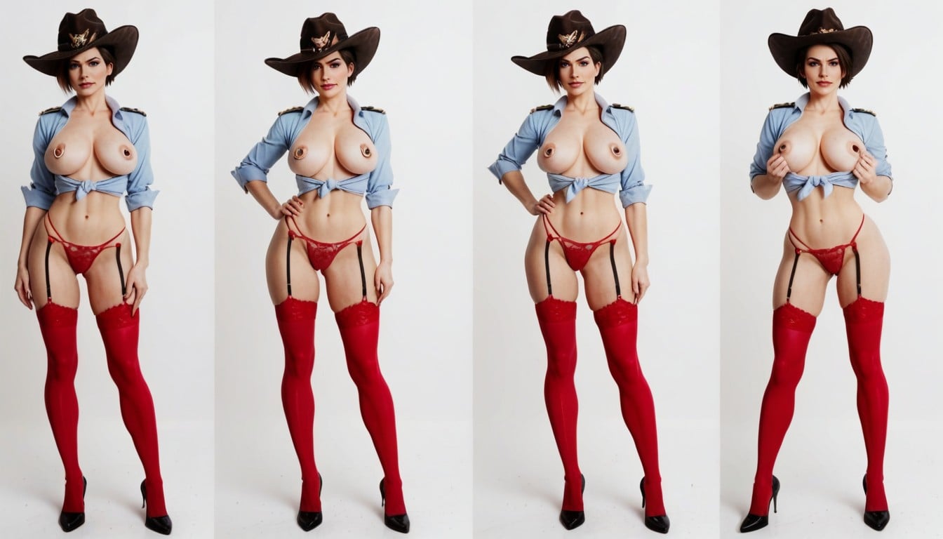 Jill Valentine Isabella Valentine, Full Body, Three Woman AI Porn