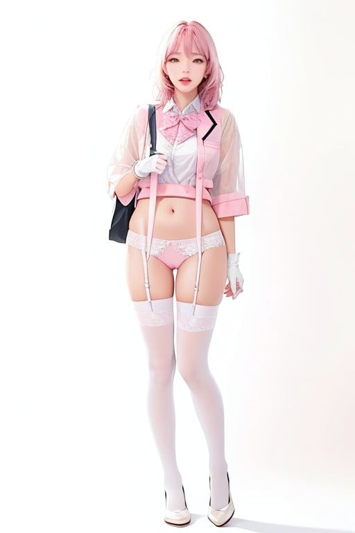 Raining, Full Body, She Is Tour Guide Asian AI Porn