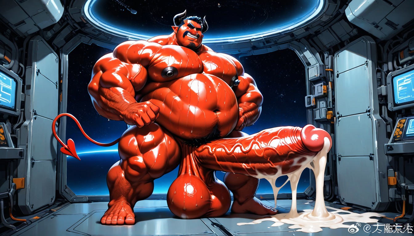 Spaceship, Worried, Indoors AI Gay Porn