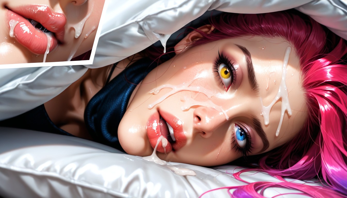 Open Mouth, Zoe From League Of Legends, Detailed Face Hentai IA