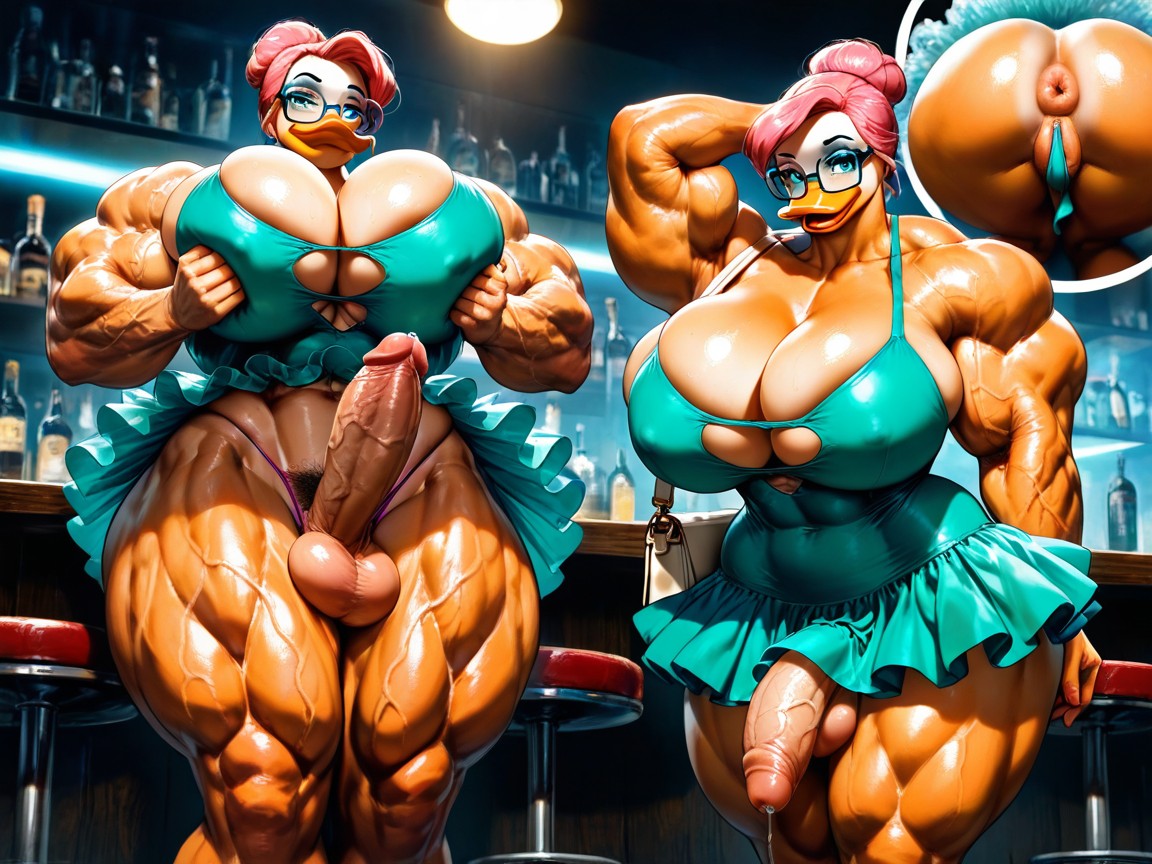 Knees Together, Puffy Anus, Tank Top Hentai IA