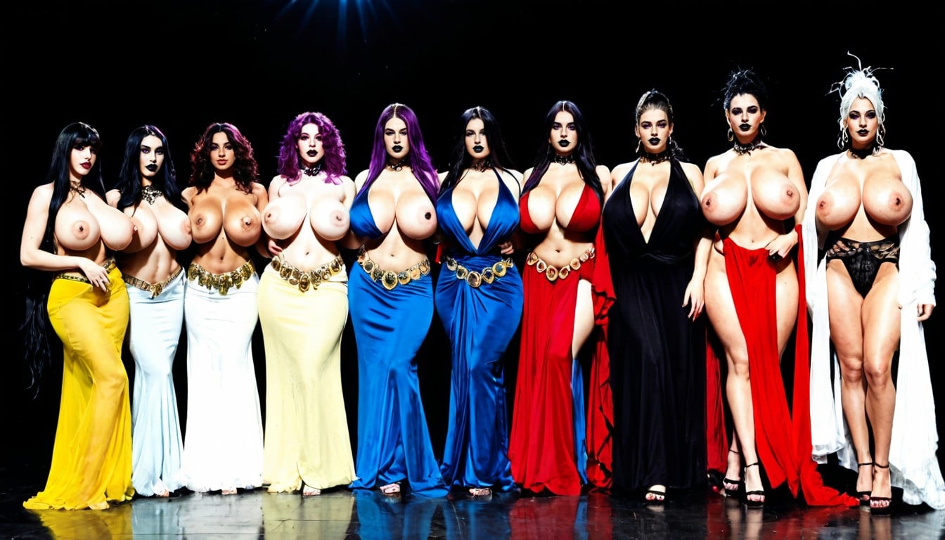 Huge Ass, Long Length Hair, Belly Dancer AI Porn