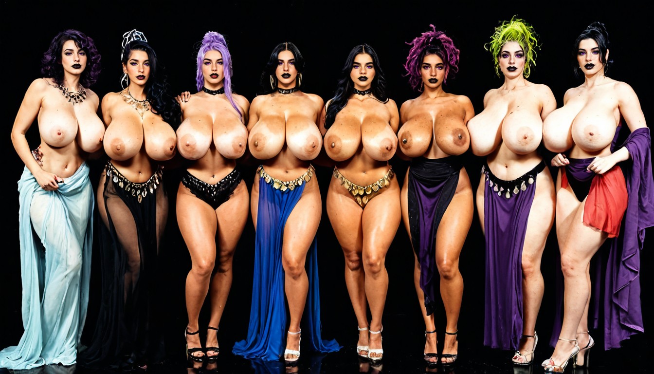 Melkor Mancin Style, Huge Round Ass, Hdr AI Porn