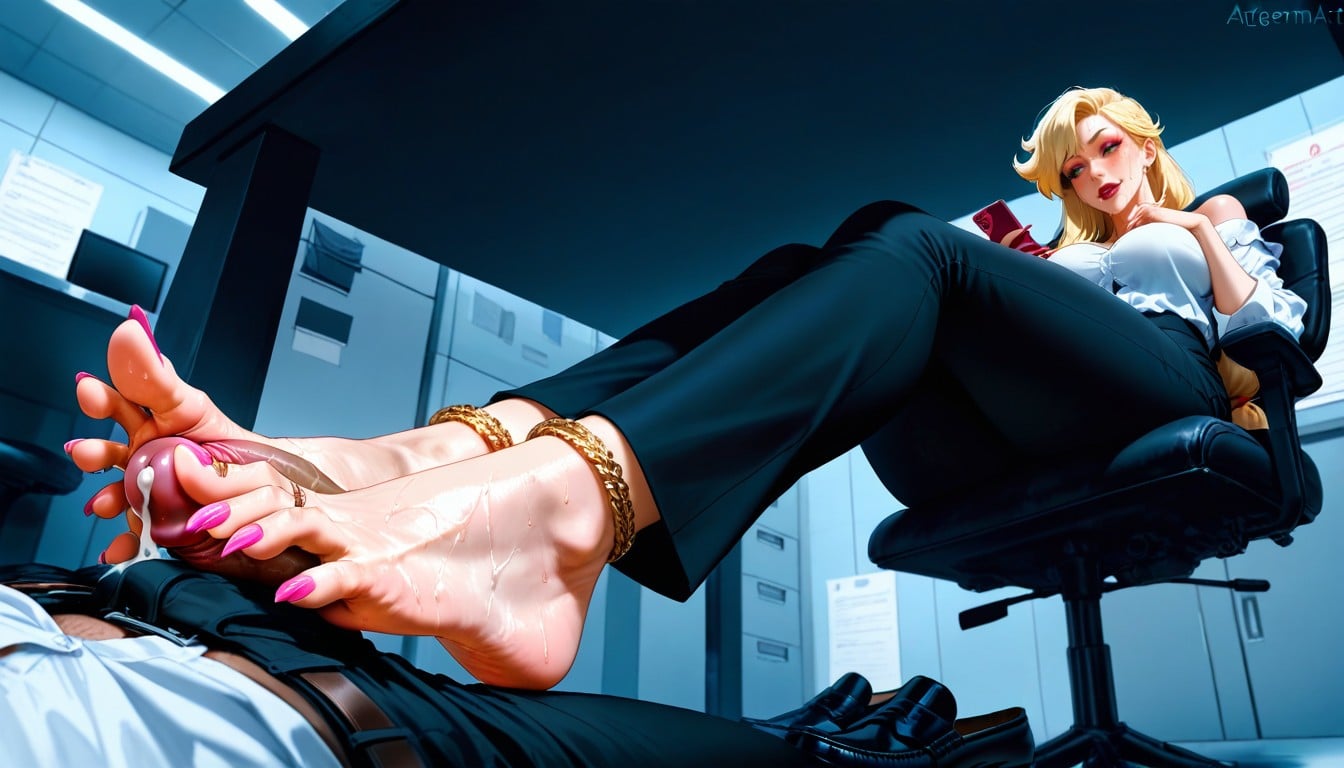 Very Long Toes, Detailed Sexy Ankles, Lined Eyes Hentai IA