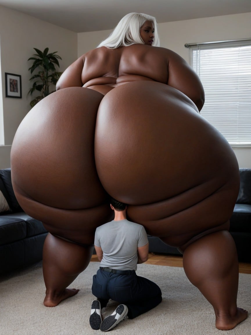 Gigantic Ass, Macrophilia, Naked AI Gay Porn
