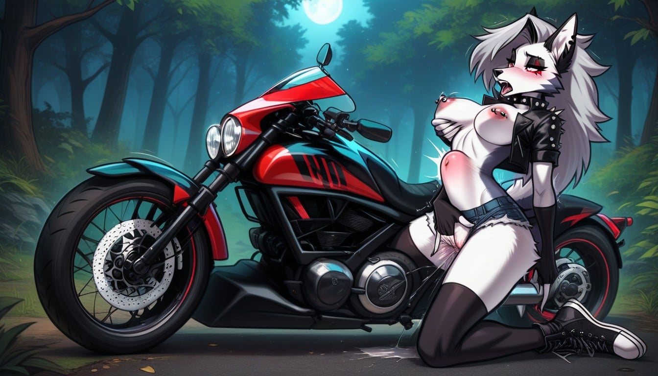 Stomach Bulge, Female Masturbation, High Definition Furry AI Porn