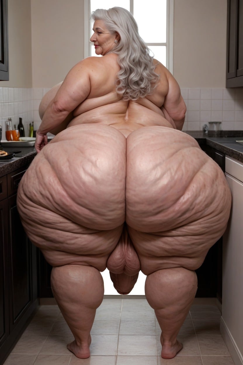 Thighs Exposed, Long Length, No Shoes AI Porn