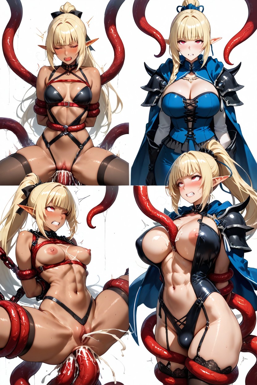 Chloe Discordia From Kuroinu, Detailed Face, Creampie Cum And Milk Hentai IA
