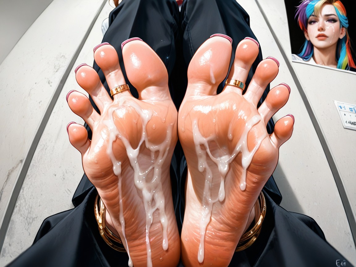 Toe Rings, Wants You To Lick Them Clean, Rainbow Dash From Friendship Is Magic Hentai AI Porn