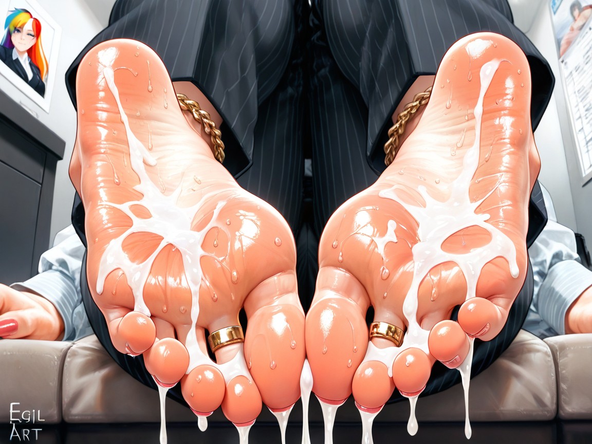 Extremely Beautiful, Ultra Detailed Photorealistic Feet, After Cumshots Porno IA Hentai