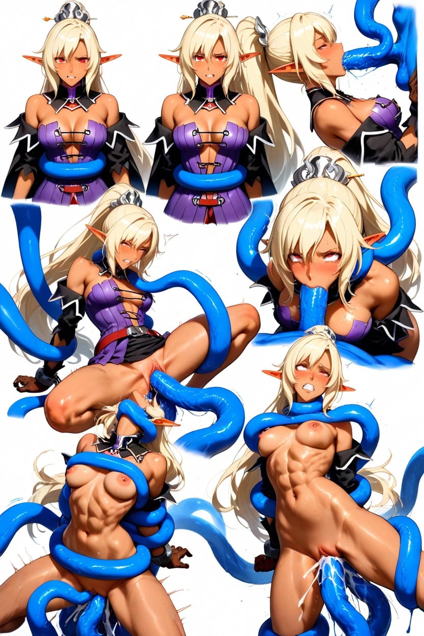 Insanely Massive Tentacules, Five Different Poses And Angles, Dynamic Composition Hentai AI Porn