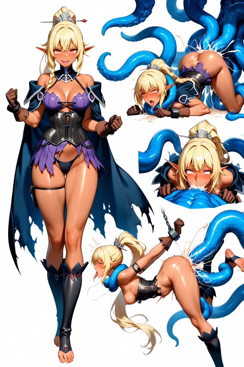 Deepthroat, Maigre, Chained Porno IA Hentai