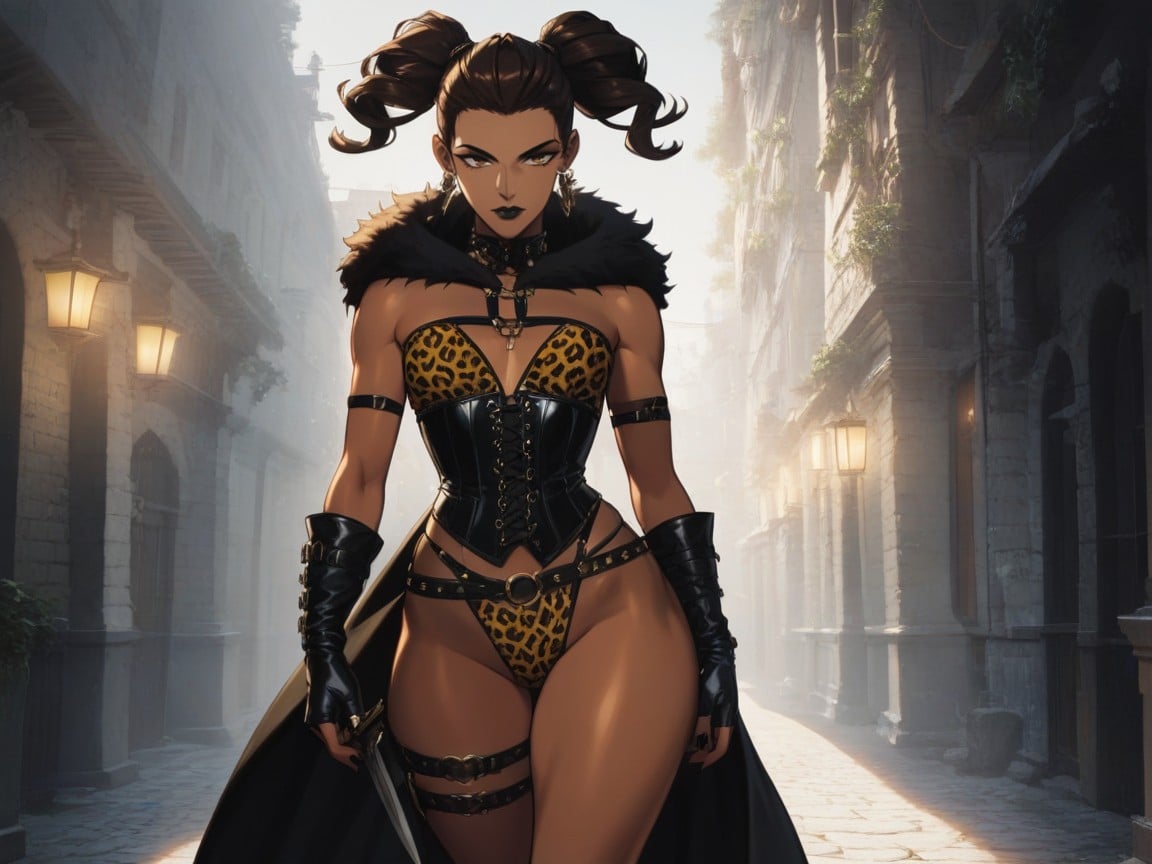 Black Dagger Belt, Bold Shader Effects, Alleyway Location Porno IA Hentai