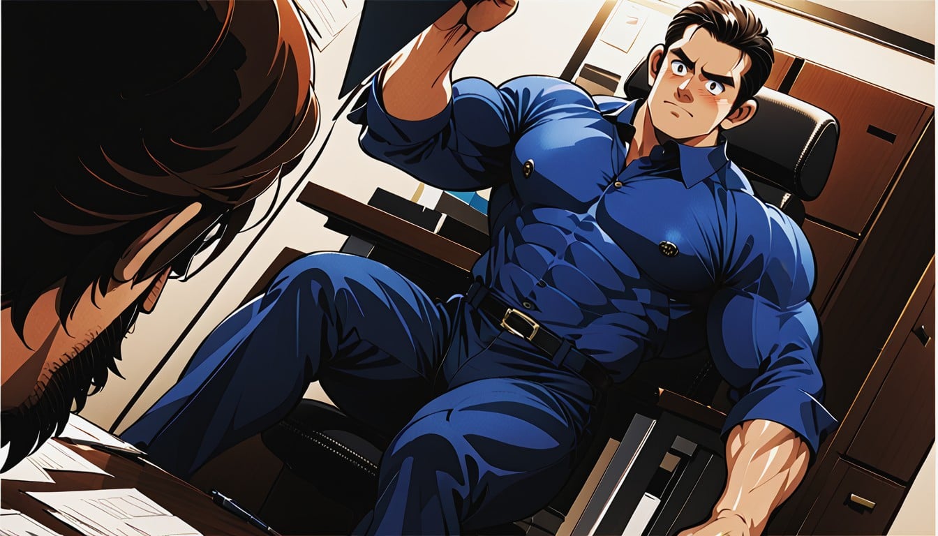 Detailed And Large, Dilf, Thick And Muscular Thighs Porno gay IA