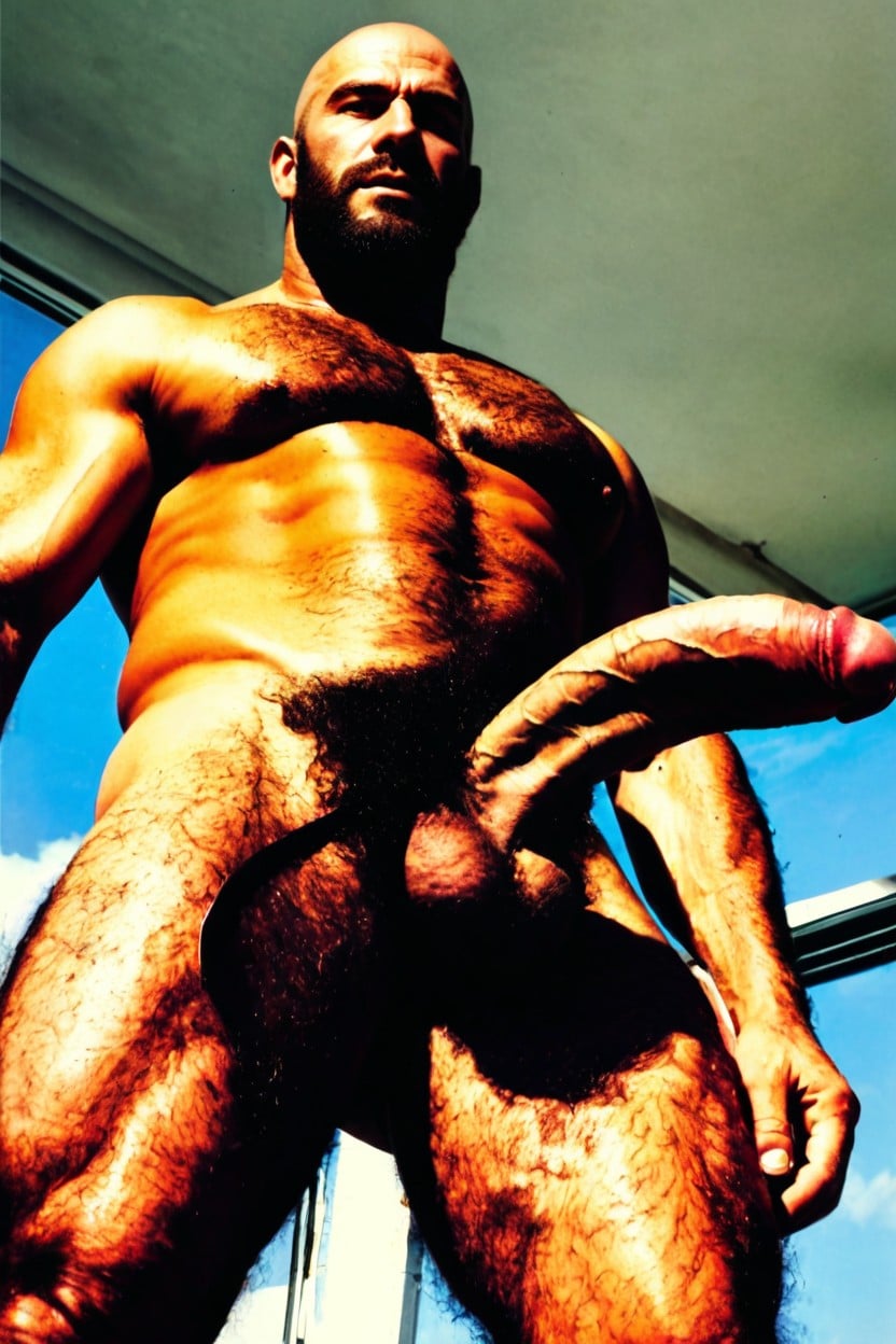 Evil, Hairy Skin, Erect Cock AI Gay Porn