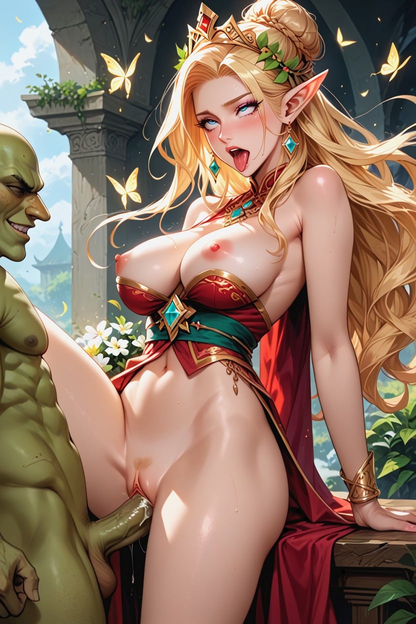 Elf Female, 25+, Revealing Clothes Porno IA