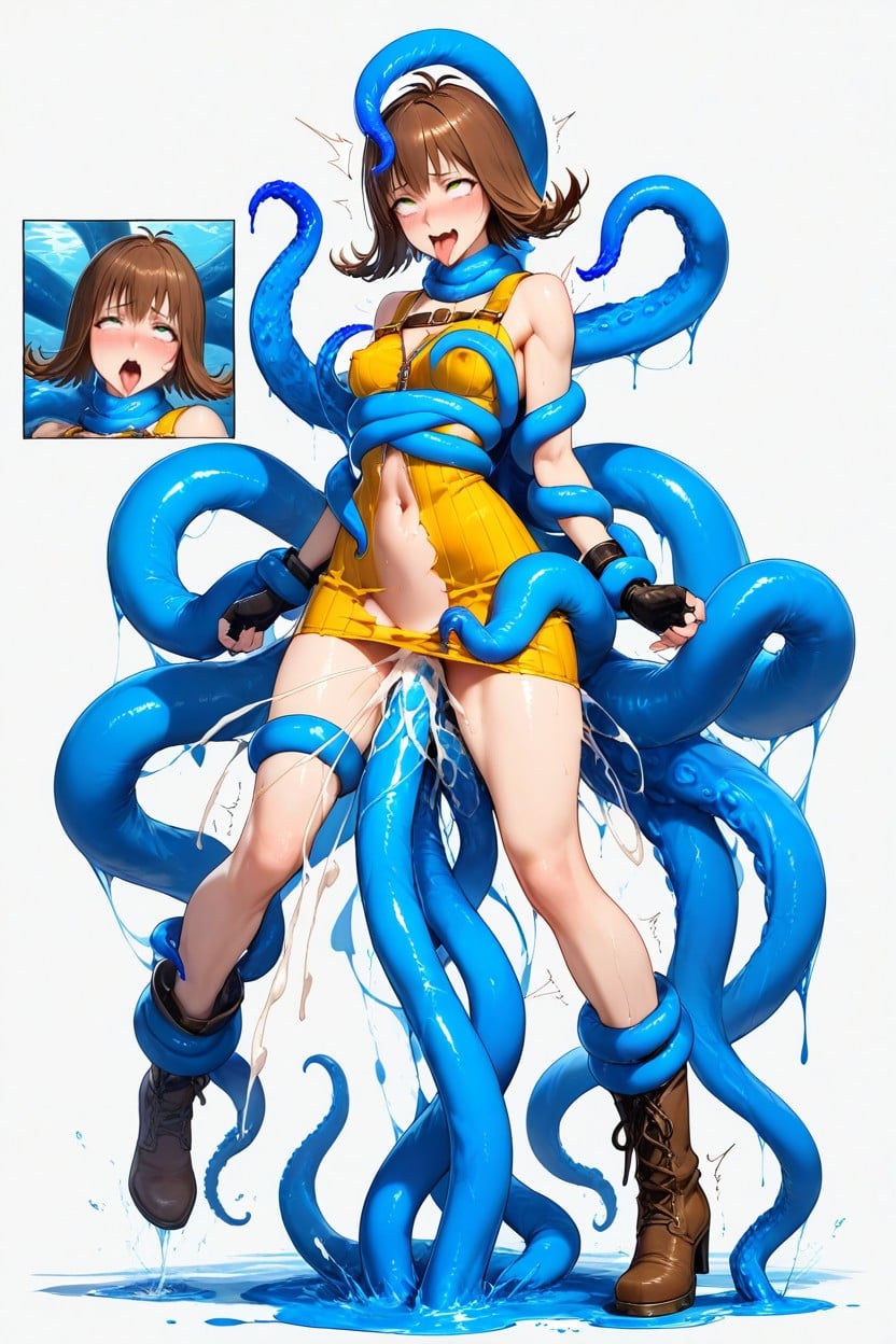 Lifted, Torn Outfit, Spread Toes Hentai AI Porn