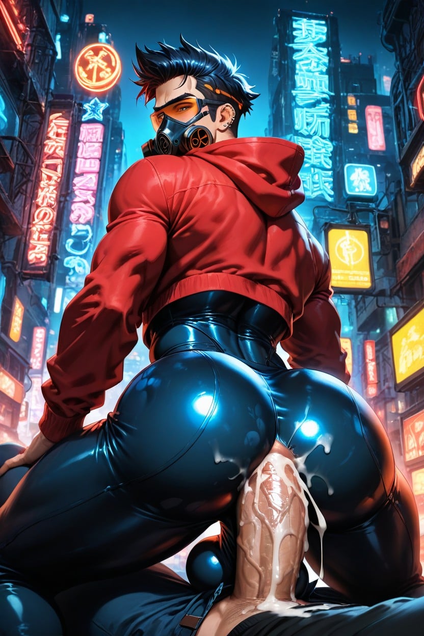 Creating A Sense Of Both Strength And Mystery, Gigantic, A Muscular AI Gay Porn